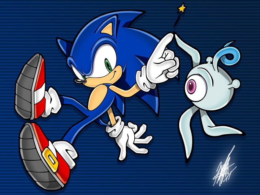 characters of sonic coloes game